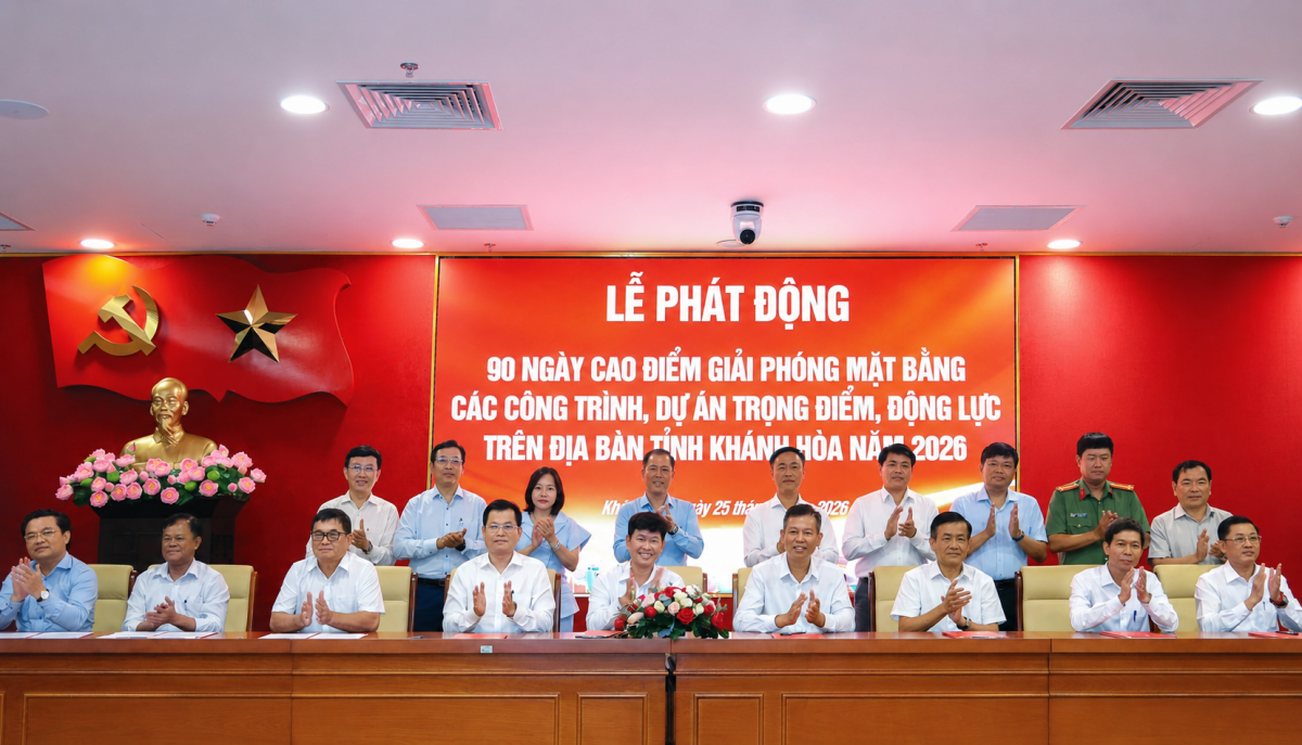 Khánh Hòa: Phát động đợt cao điểm 90 ngày giải phóng mặt bằng các dự án trọng điểm