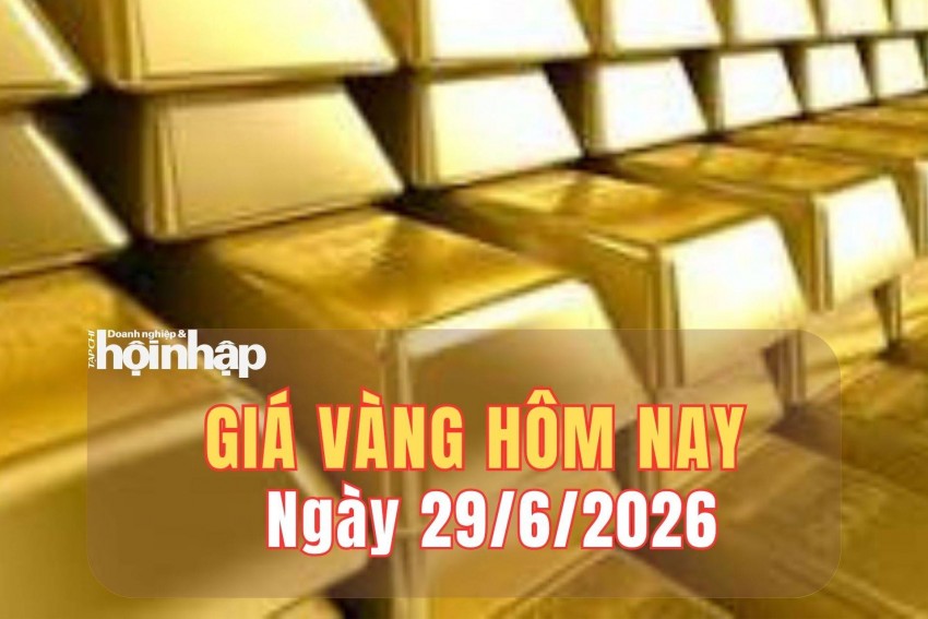 Giá vàng hôm nay 29/6/2026: Giá vàng thế giới giảm ngay phiên đầu tuần