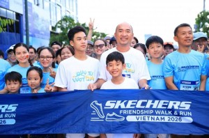 Skechers Friendship Walk & Run 2026 thu hút 6.000 vận động viên, lần đầu ra mắt đường chạy dành cho trẻ em