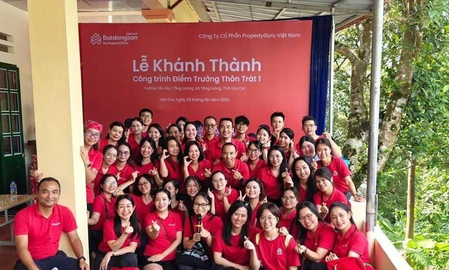 PropertyGuru tái thiết trường tiểu học xã Tằng Loỏng, Lào Cai