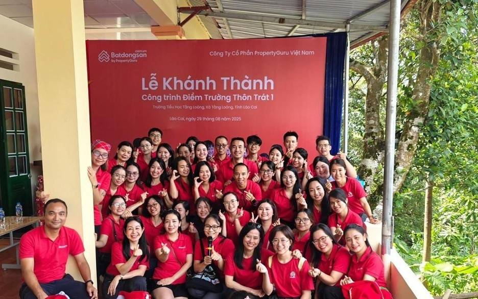 PropertyGuru tái thiết trường tiểu học xã Tằng Loỏng, Lào Cai