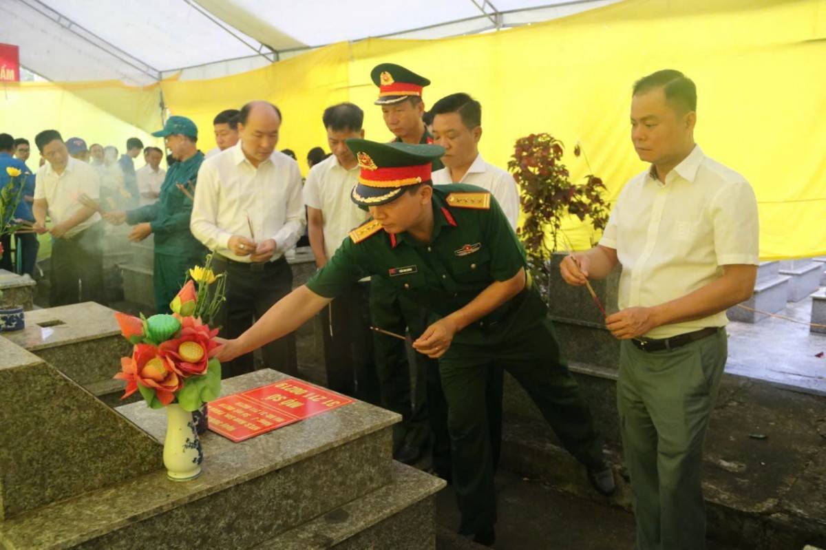Kiến An triển khai lấy mẫu ADN xác định danh tính các liệt sĩ chưa rõ thông tin