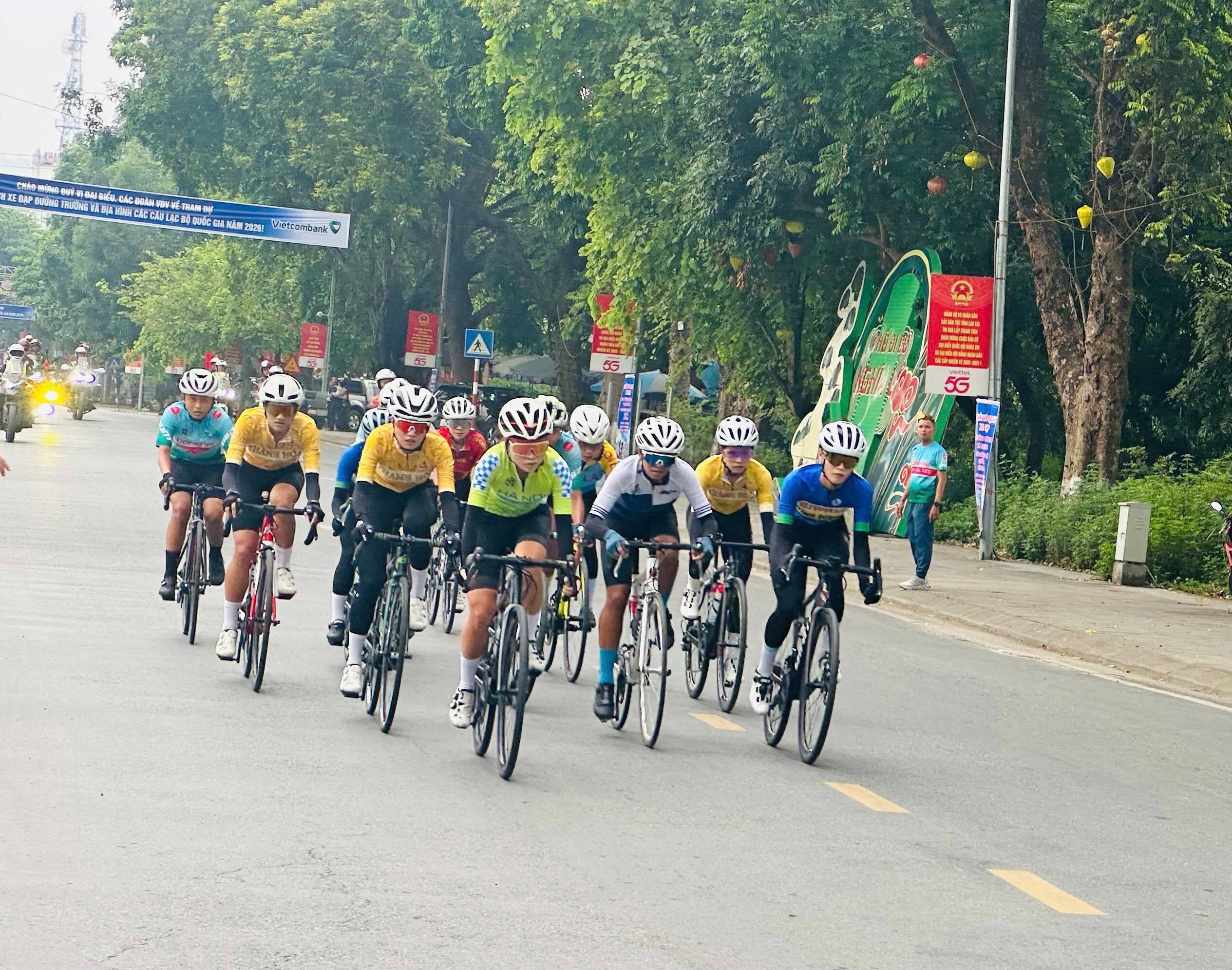 Hơn 150 cua-rơ tranh tài tại Giải vô địch xe đạp đường trường và địa hình các câu lạc bộ quốc gia năm 2026