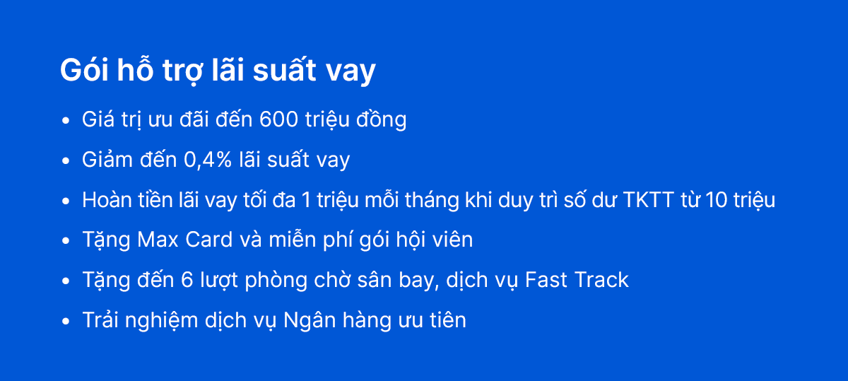 Một số quyền lợi tiêu biểu của VIB Up. Mức ưu đãi tối đa áp dụng theo điều kiện từng gói.