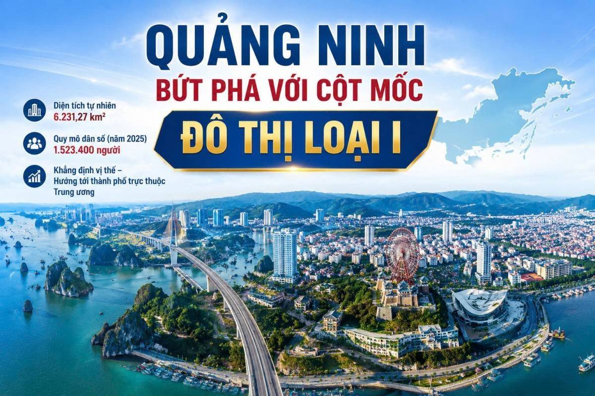 Quảng Ninh bứt phá với cột mốc đô thị loại I