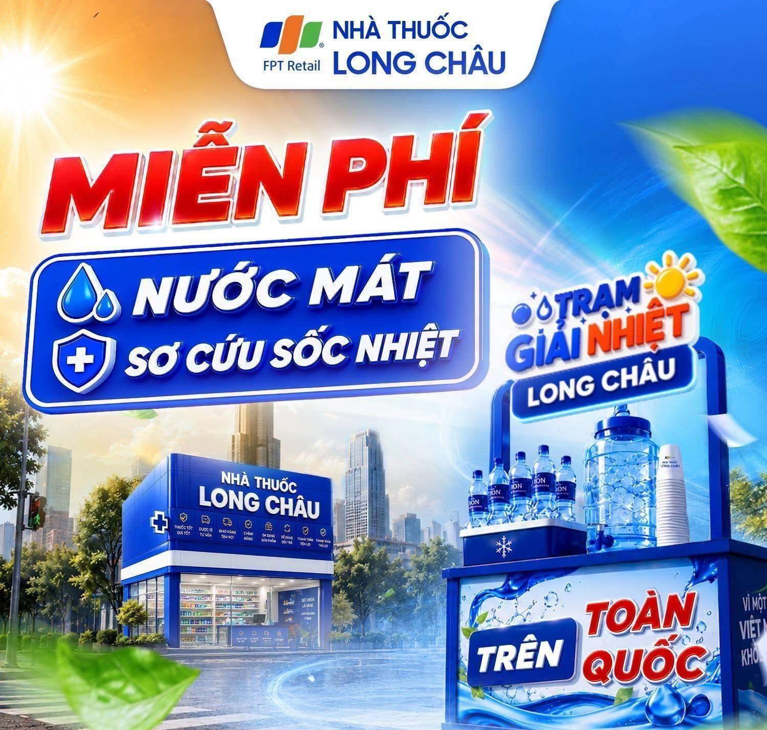Long Châu lan tỏa trách nhiệm vì sức khỏe cộng đồng từ hàng nghìn “Trạm giải nhiệt” trên cả nước