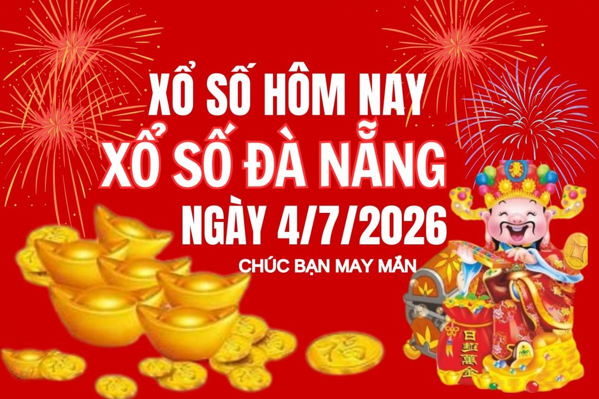XSDNA 1/7, Xổ số Đà Nẵng ngày 1 tháng 7, Trực tiếp Kết quả Xổ số Đà Nẵng hôm nay ngày 1/7/2026