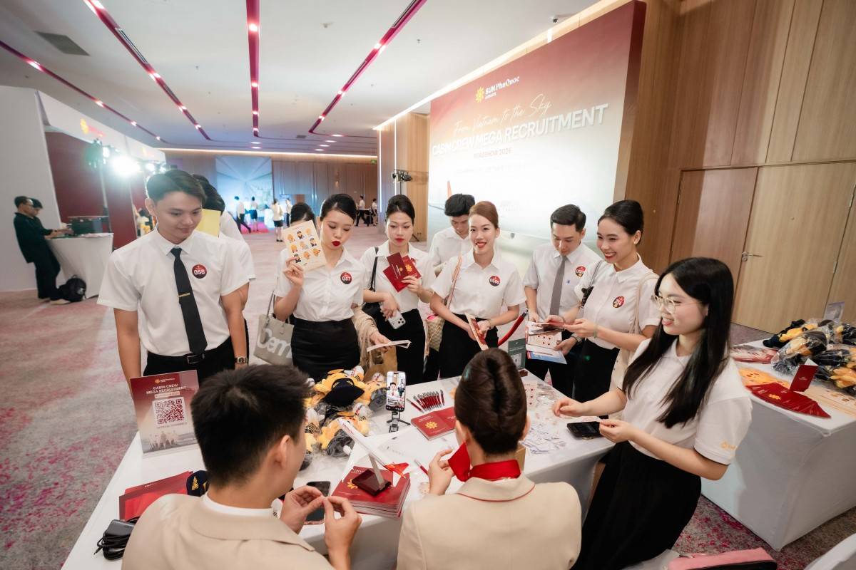 Có gì hot tại ngày hội tuyển dụng tiếp viên hàng không lớn nhất năm của Sun PhuQuoc Airways