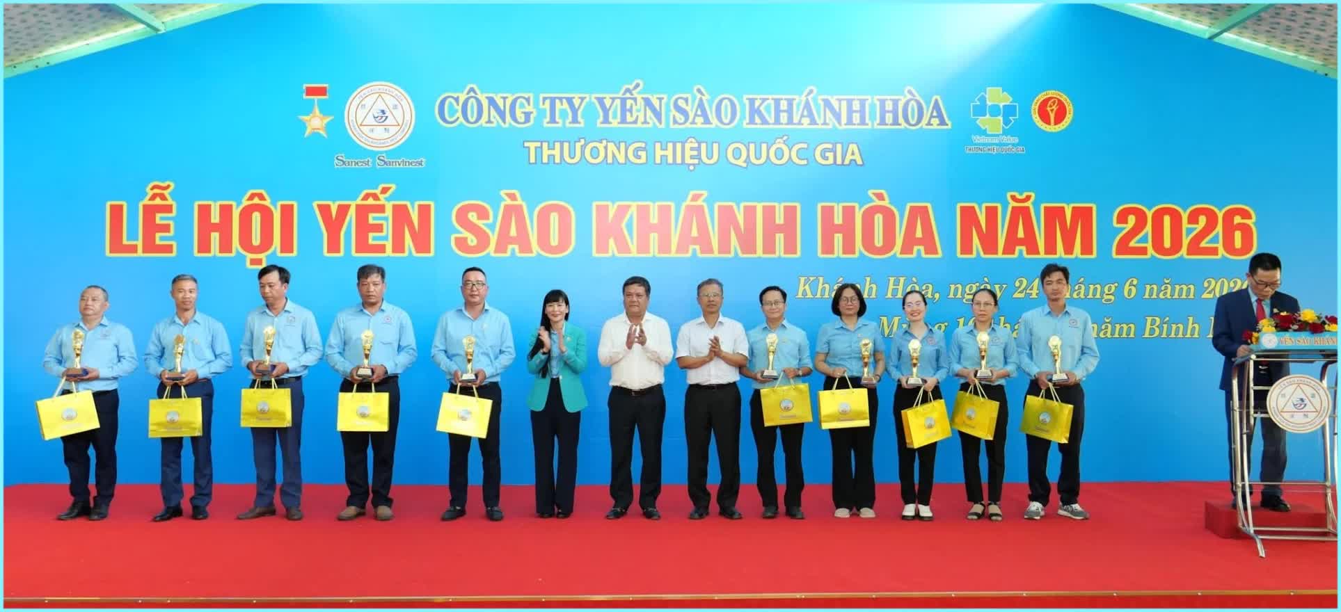700 cán bộ, công nhân viên, nhà phân phối và đại biểu dự Lễ hội Yến sào Khánh Hòa năm 2026
