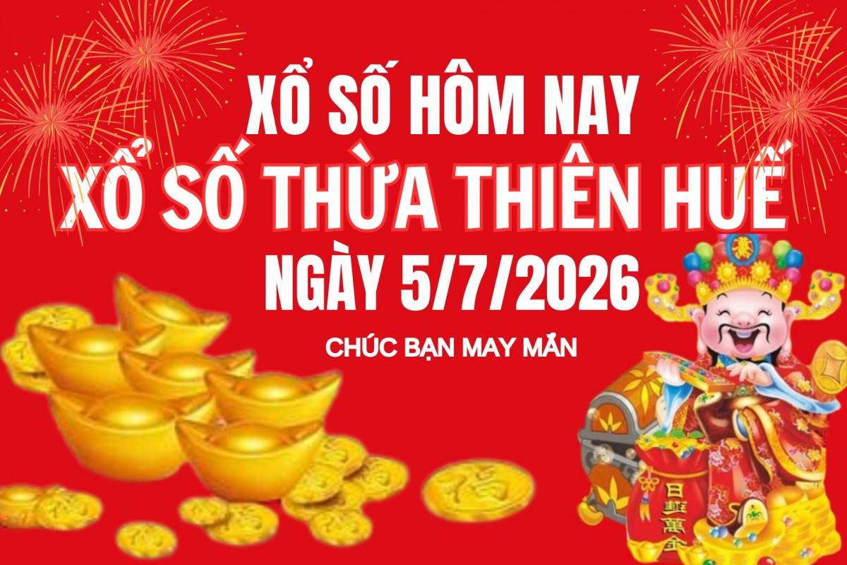 XSTTH 29/6, Kết quả xổ số Thừa Thiên Huế hôm nay 29/6/2026, Trực tiếp XSTTH ngày 29 tháng 6