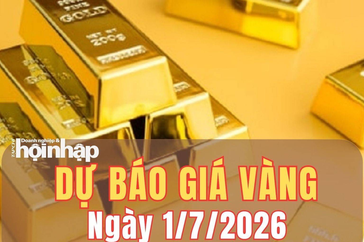 Dự báo giá vàng ngày mai 1/7: Giá vàng trong nước khó đảo chiều tăng