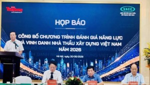 Ra mắt chương trình đánh giá năng lực nhà thầu xây dựng Việt Nam 2026