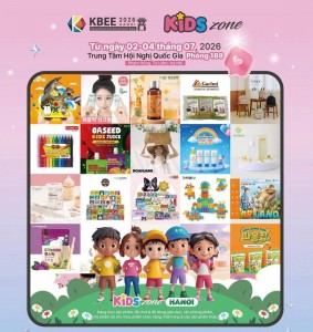 KIDS Zone tại KBEE 2026 mang đến không gian vui chơi, sáng tạo và trải nghiệm giáo dục hấp dẫn dành cho trẻ em và gia đình