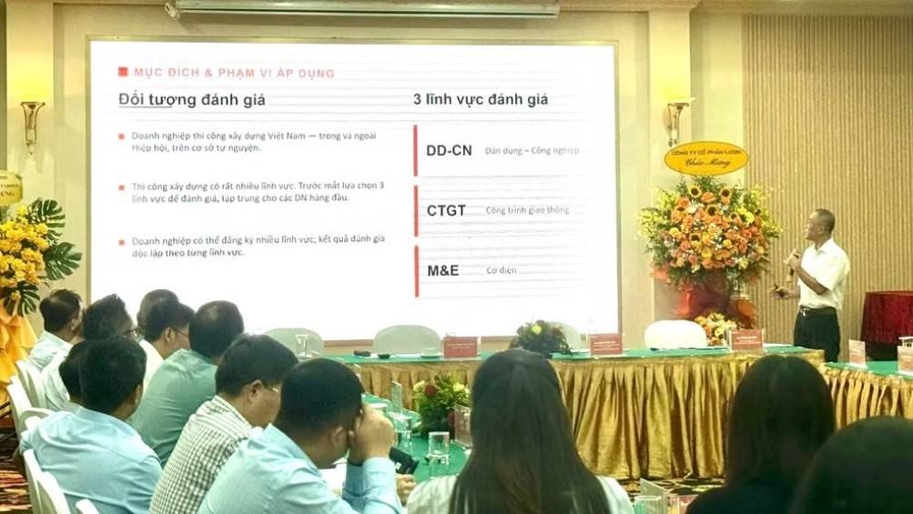 Giới thiệu khái quát khung đánh giá và các tiêu chí đánh giá năng lực các nhà thầu xây dựng Việt Nam.