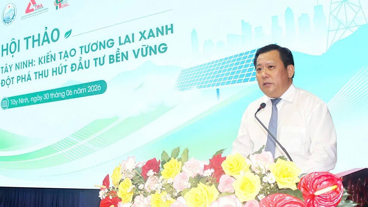Tây Ninh hướng đến điểm đến xanh của dòng vốn đầu tư chất lượng cao