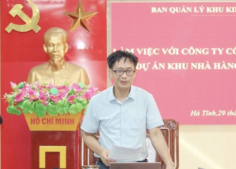 ông Võ Tá Nghĩa - Phó Trưởng Ban Quản lý Khu kinh tế tỉnh Hà Tĩnh 
