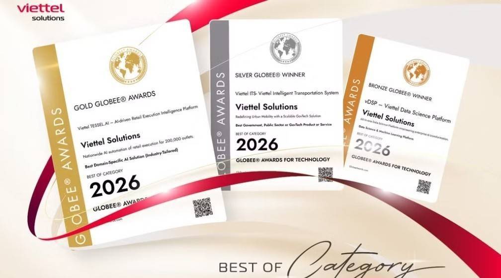 Ba giải pháp AI của Viettel Solutions được vinh danh quốc tế