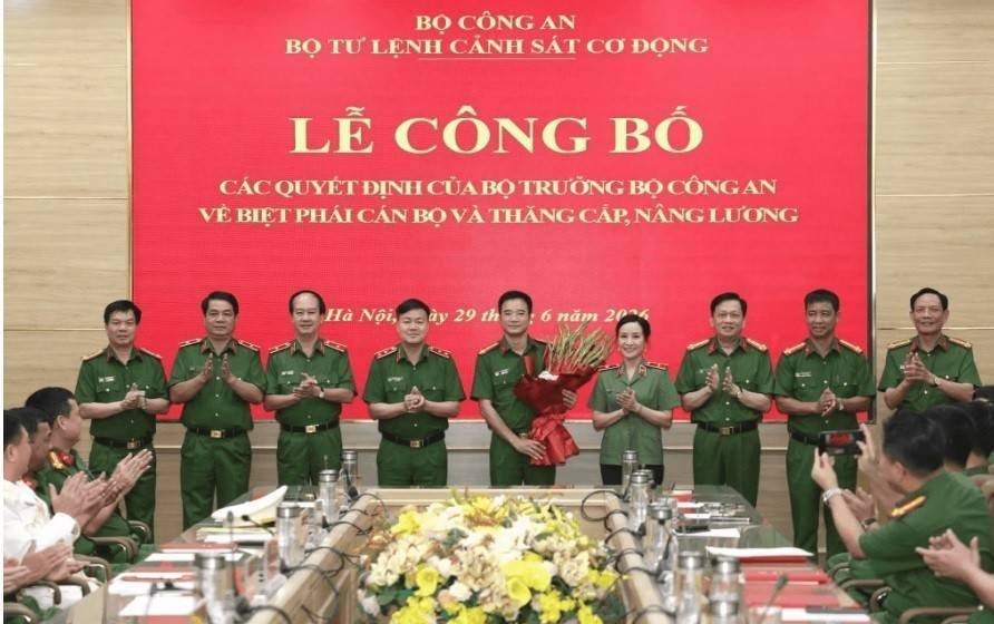 Biệt phái Phó Tư lệnh Cảnh sát cơ động đến công tác tại Bộ Tài chính