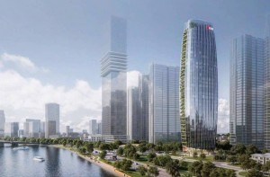Ngân hàng nước ngoài đầu tiên khởi công xây tòa nhà 450 triệu USD tại TP.HCM