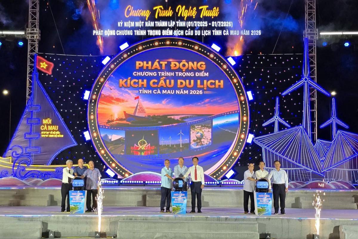 Chương trình kích cầu du lịch Cà Mau năm 2026