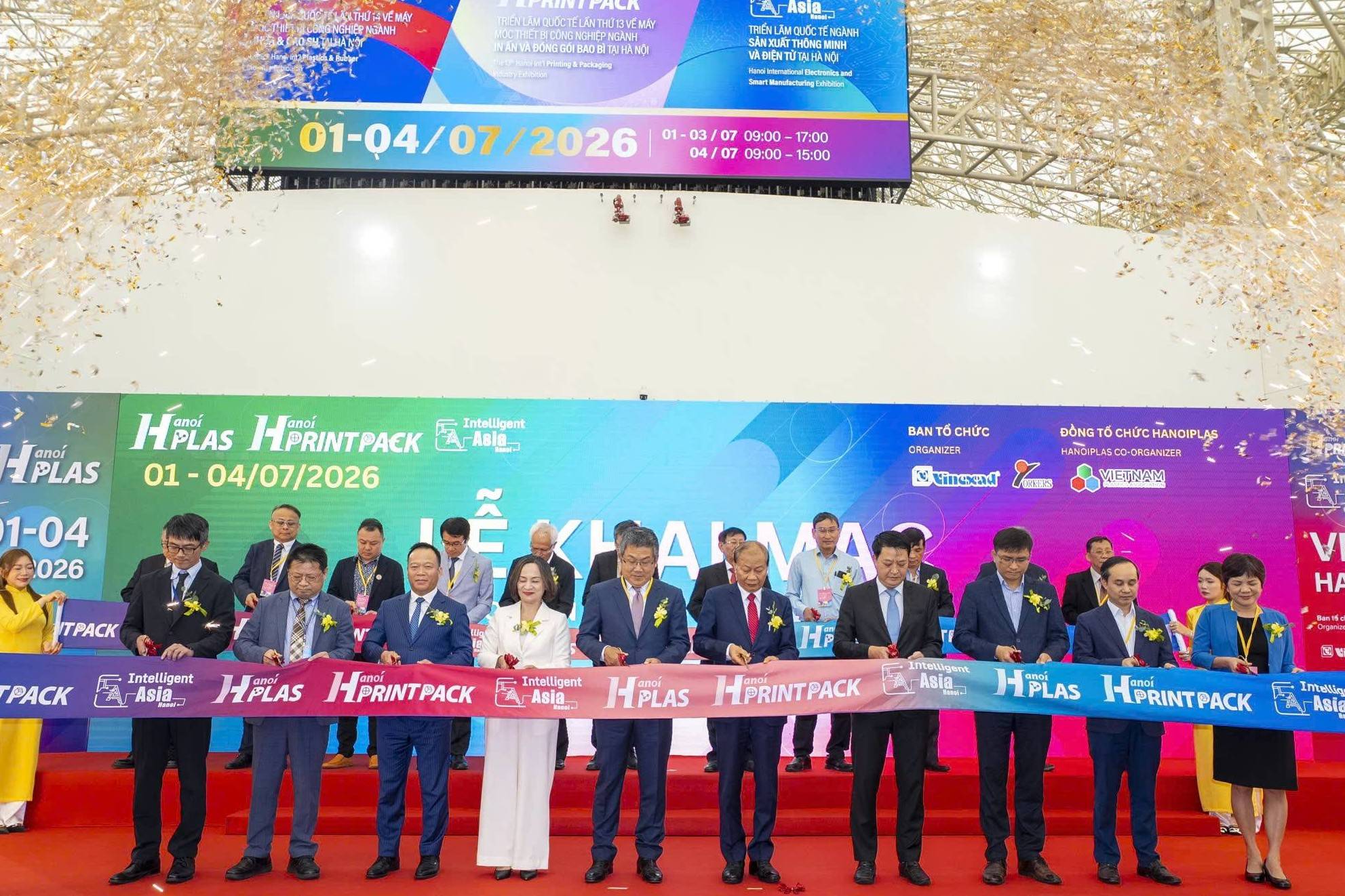 Ba triển lãm công nghiệp quốc tế quy tụ hơn 400 doanh nghiệp, khẳng định sức hút của Việt Nam trong chuỗi sản xuất toàn cầu