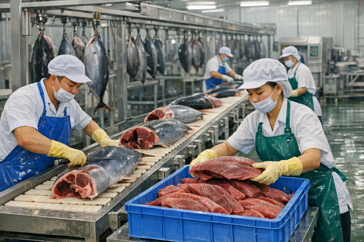 Nguyên liệu cá ngừ tăng giá tại nhiều khu vực do nguồn cung khan hiếm