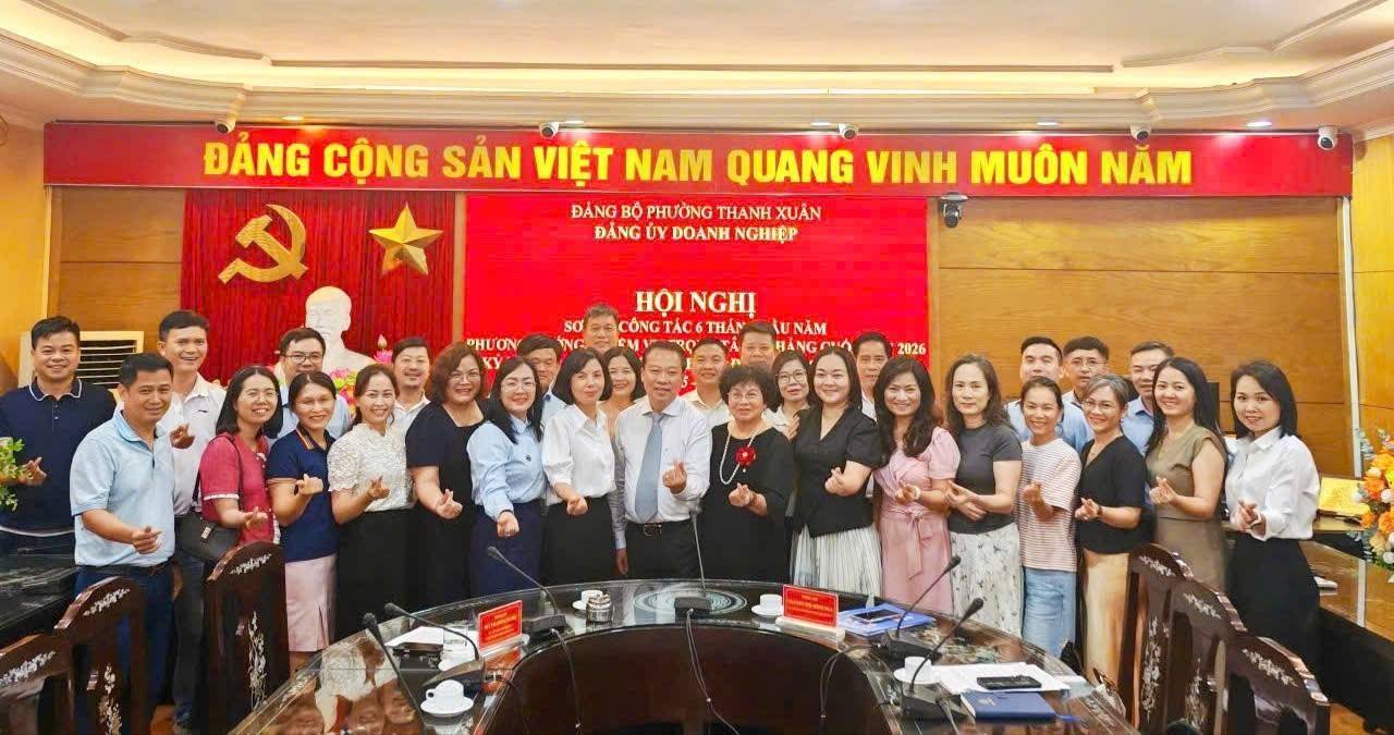 Một năm kiến tạo điểm tựa: Đảng bộ Doanh nghiệp phường Thanh Xuân đồng hành cùng doanh nghiệp phát triển