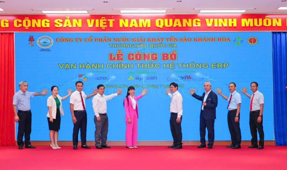 Yến sào Khánh Hòa chính thức vận hành hệ thống quản trị doanh nghiệp toàn diện