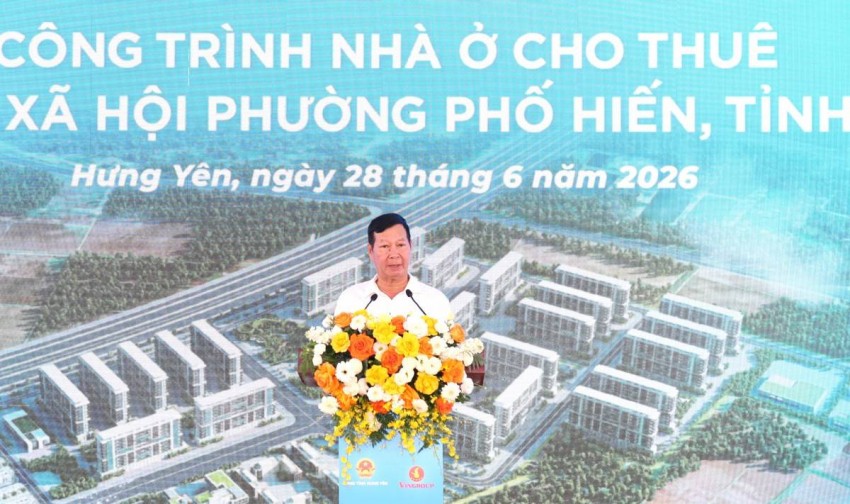 Ông Lê Khắc Hiệp Phó Chủ tịch Tập đoàn Vingroup phát biểu tại lễ khởi công