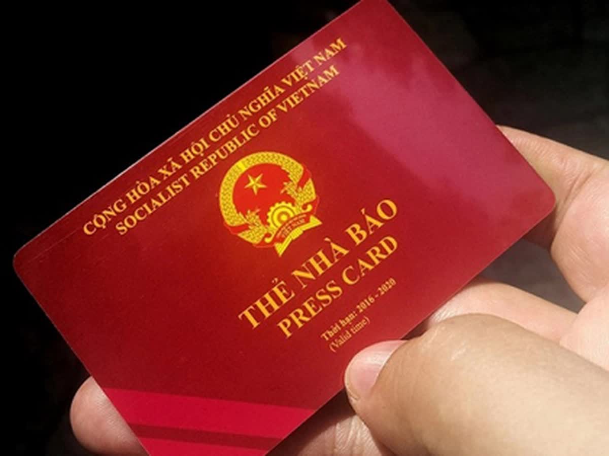 Gia hạn sử dụng thẻ nhà báo kỳ hạn 2021-2025 đến hết ngày 30/9/2026