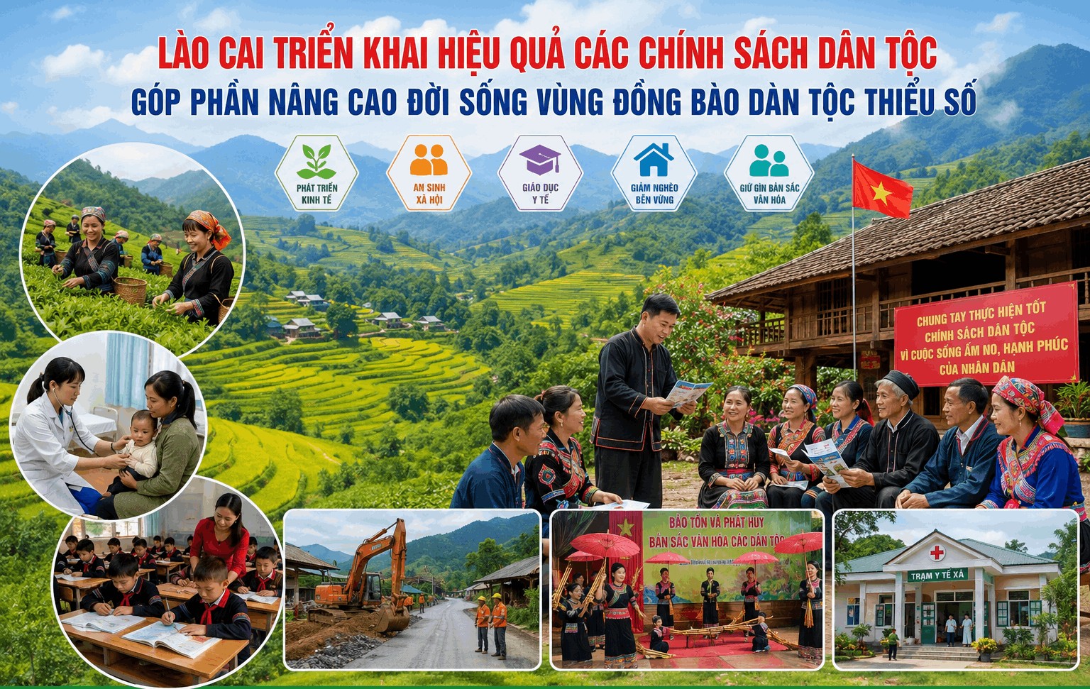 Lào Cai phát huy hiệu quả chính sách dân tộc, tạo động lực phát triển bền vững vùng đồng bào dân tộc thiểu số