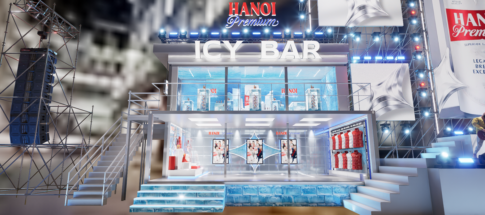 Khu vực trải nghiệm Lifestyle Icy Bar