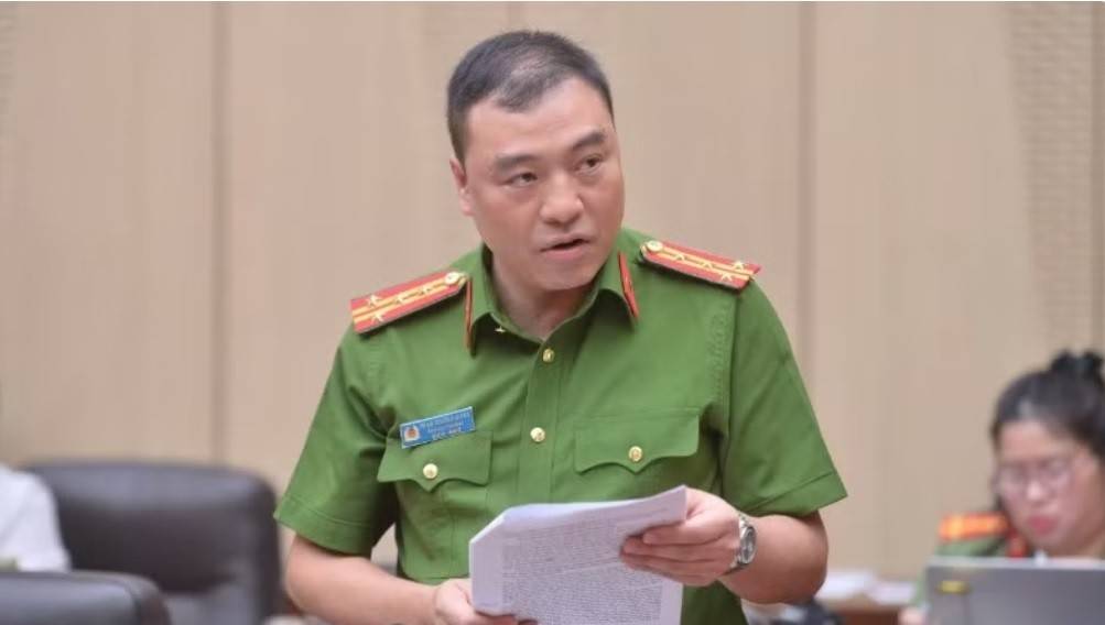 Đại tá Phạm Trường Giang, Phó Cục trưởng Cảnh sát điều tra tội phạm về kinh tế, tham nhũng, buôn lậu thông tin về tình hình vi phạm sở hữu trí tuệ.
