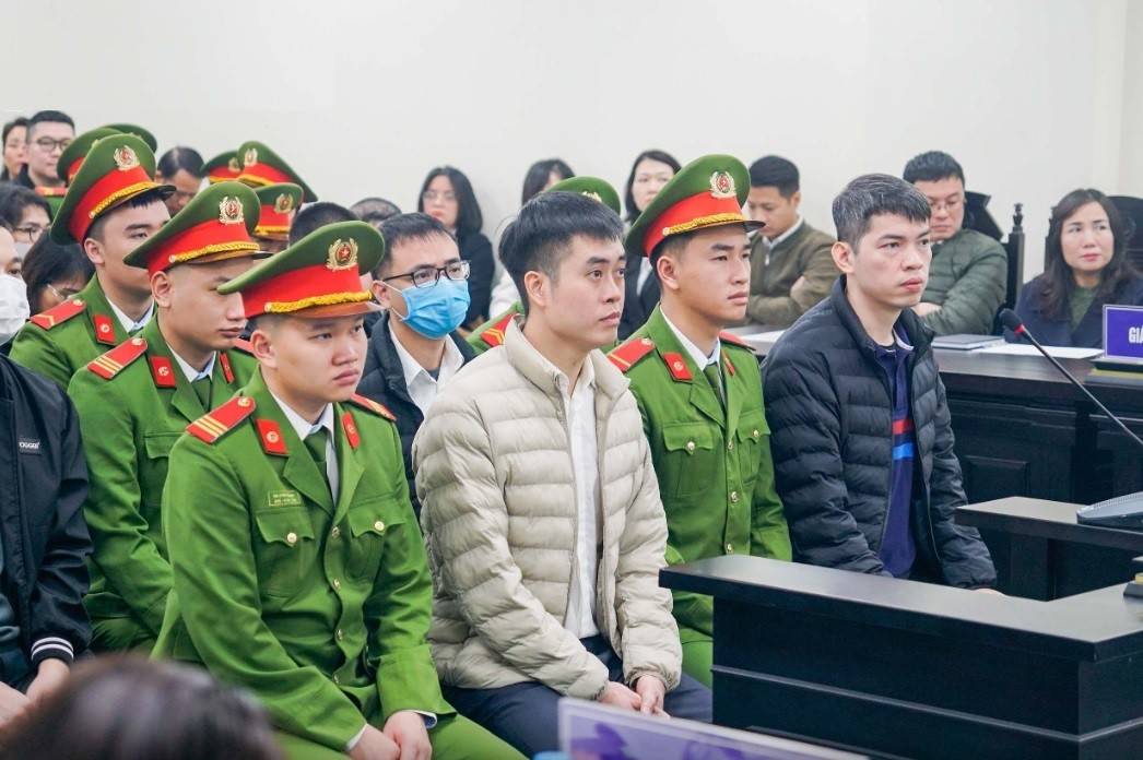 Phiên tòa xét xử sơ thẩm 18 bị cáo trong vụ án tại Công ty Z Holding hồi tháng 1/2026.