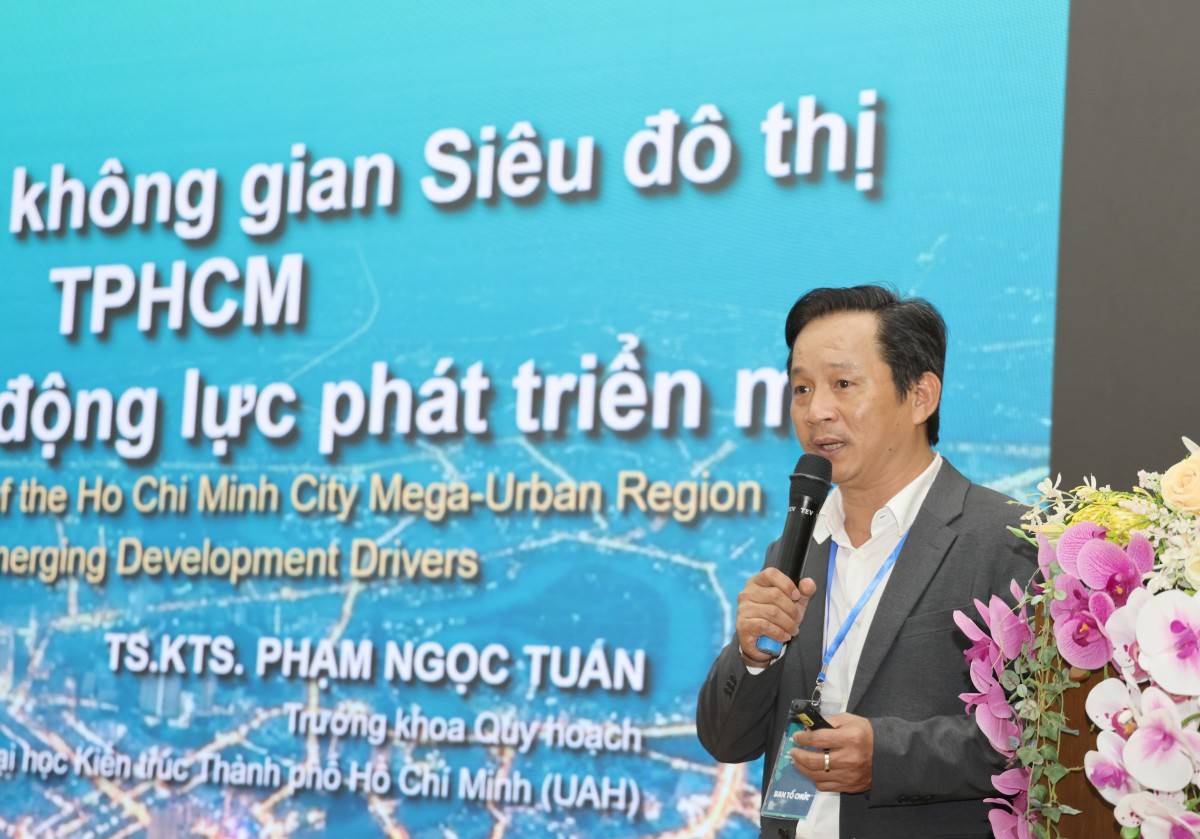 TP.HCM với mô hình 6 cộng 1 cực phát triển do TS.KTS Phạm Ngọc Tuấn đề xuất