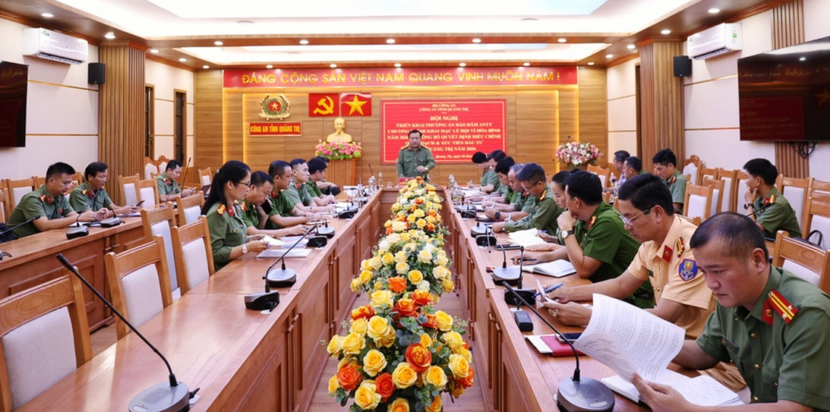 Quảng Trị: Chủ động các phương án bảo đảm ANTT phục vụ chuỗi sự kiện chính trị, văn hóa, kinh tế