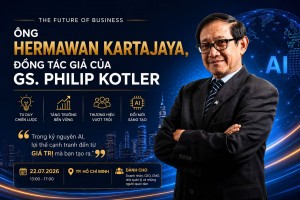 Ngày 22/7, đồng tác giả của GS. Philip Kotler đến Việt Nam bàn chiến lược tăng trưởng trong kỷ nguyên AI