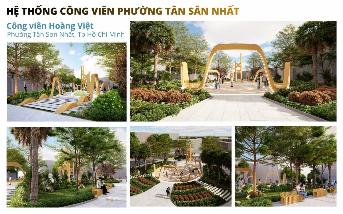 Hệ thống công viên GreenHood góp phần phát triển bền vững TPHCM