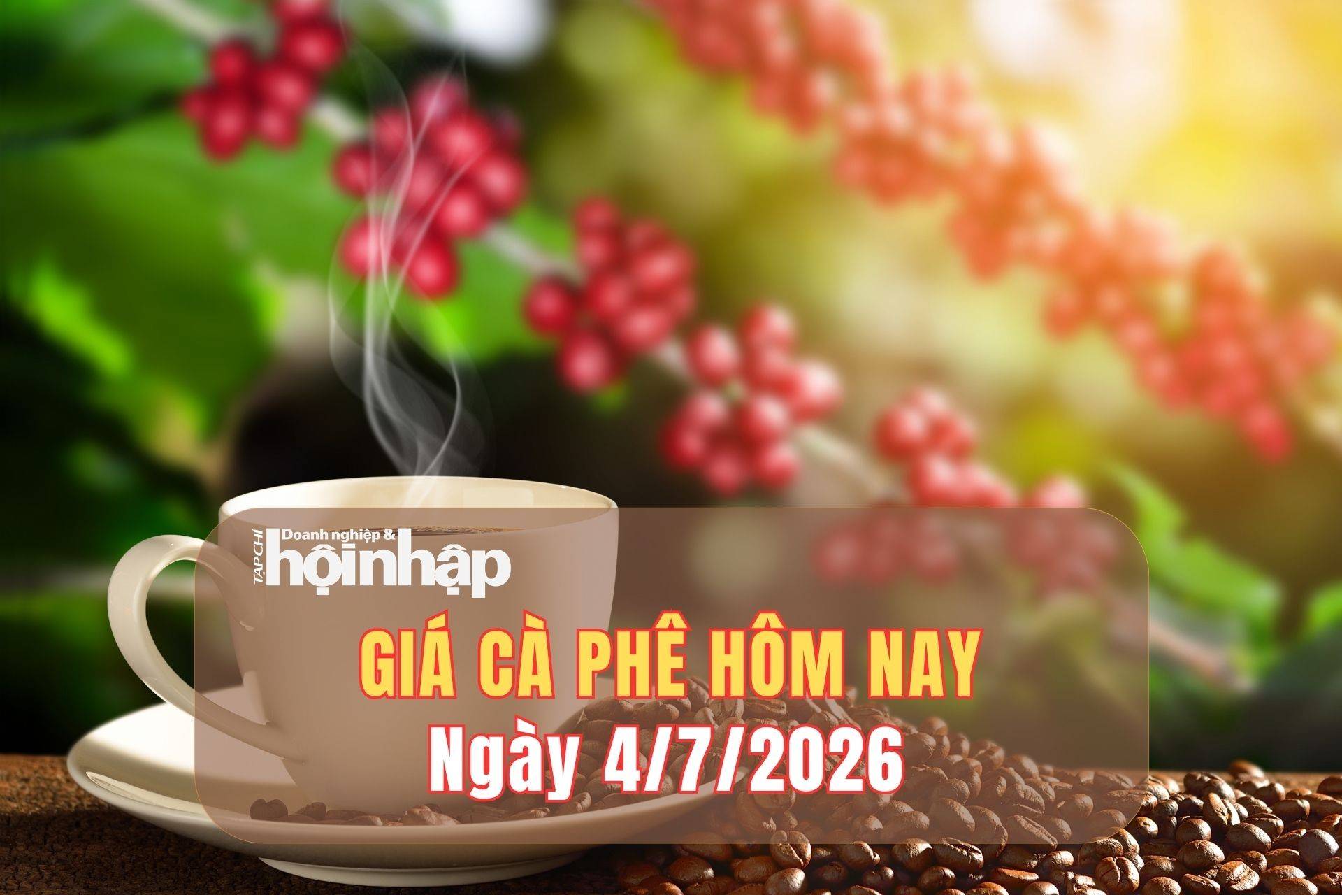 Giá cà phê hôm nay 3/7/2026: Đồng loạt tăng mạnh, cao nhất 92.000 đồng/kg