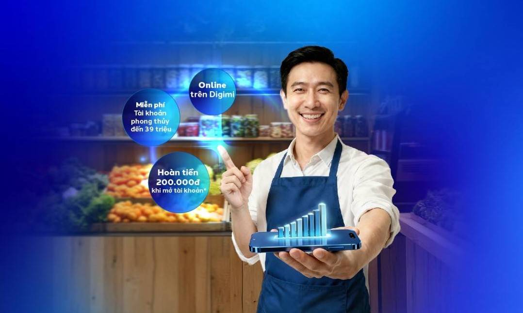 BVBank hoàn tiền 200.000 đồng cho hộ kinh doanh