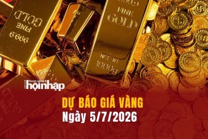Dự báo giá vàng 5/7: Giá vàng nhẫn, vàng miếng có xu hướng tăng