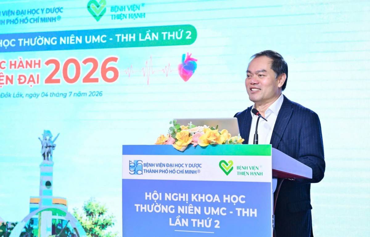 TS.BS Nguyễn Hữu Vũ Quang - Phó Giám đốc Sở Y tế Đắk Lắk đánh giá cao Bệnh viện đa khoa Thiện Hạnh trong việc tổ chức các Hội nghị Khoa học có ý nghĩa rất thiết thực.