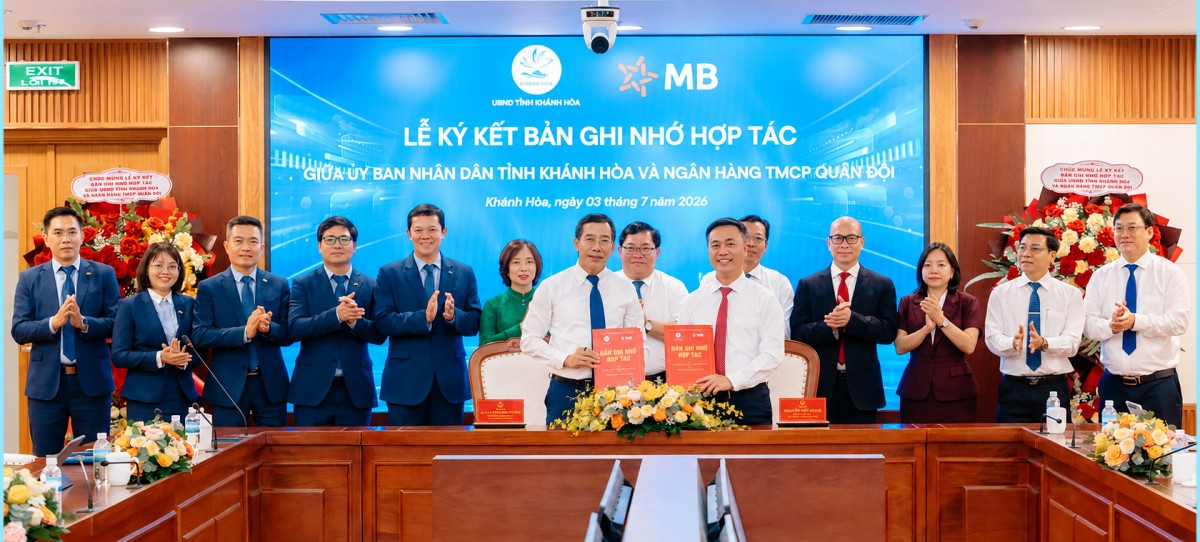 Khánh Hòa ký kết hợp tác chiến lược với MB, huy động nguồn lực cho tăng trưởng bền vững