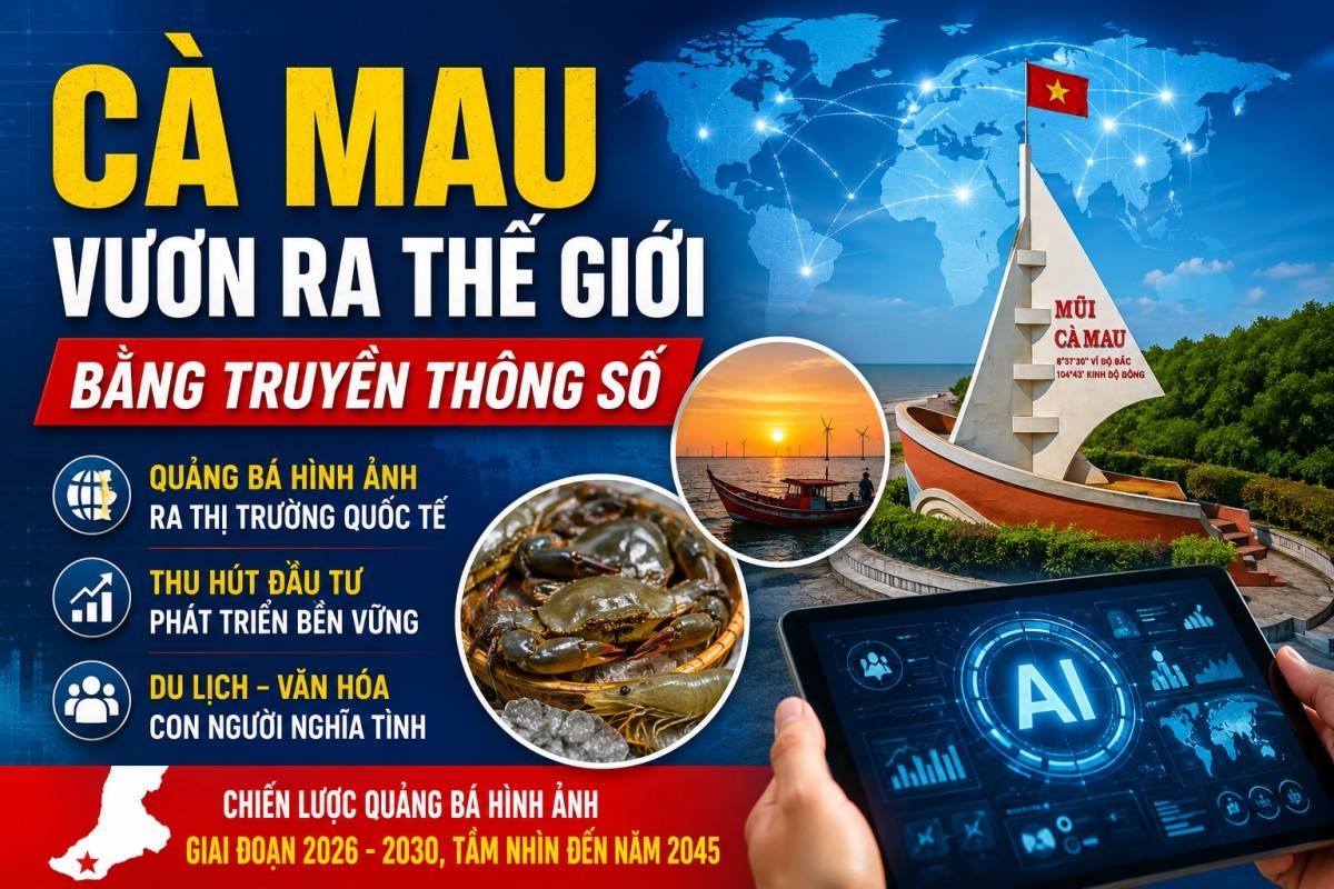 Cà Mau xây dựng chiến lược truyền thông số quảng bá hình ảnh địa phương