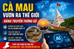 Cà Mau quảng bá hình ảnh ra nước ngoài bằng truyền thông số và AI