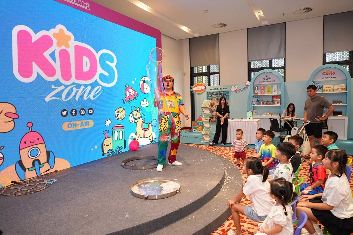 KIDS Zone – không gian chuyên biệt dành cho các gia đình và trẻ nhỏ. (Nguồn ảnh: KOTRA Hanoi)