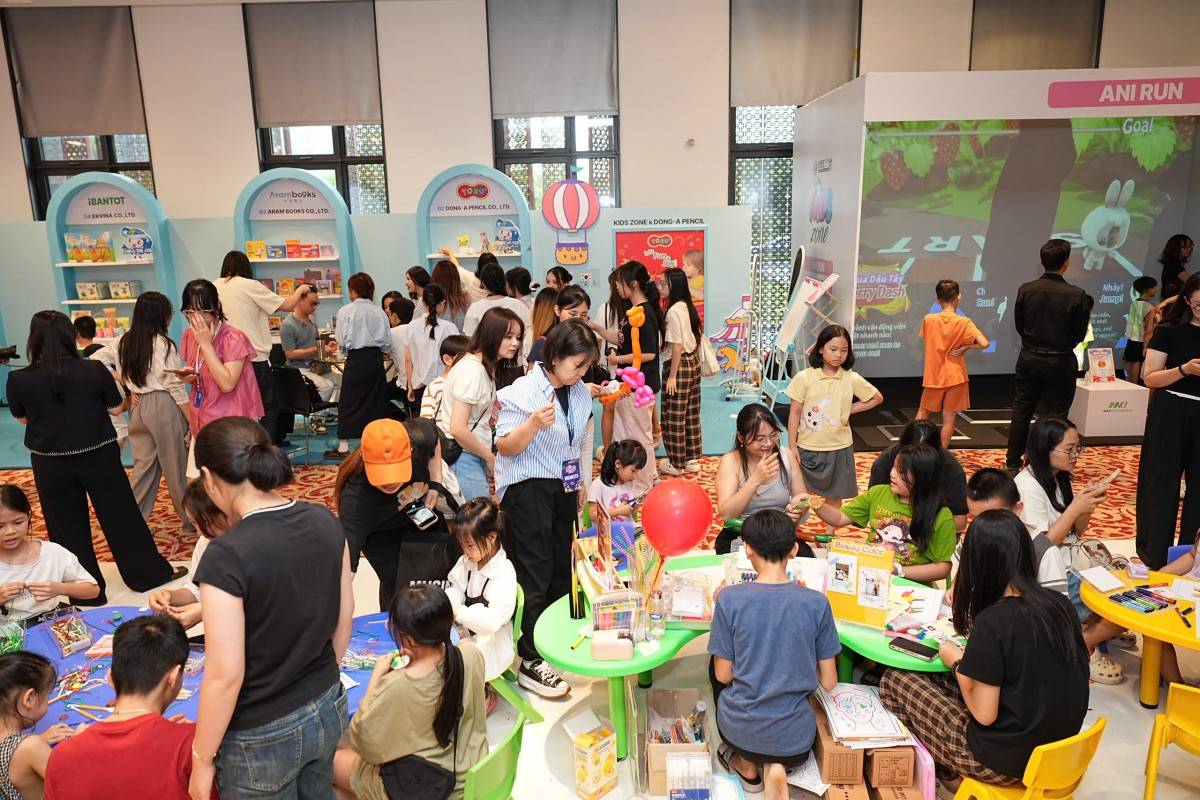 KIDS Zone – không gian chuyên biệt dành cho các gia đình và trẻ nhỏ (Nguồn ảnh: KOTRA Hanoi)