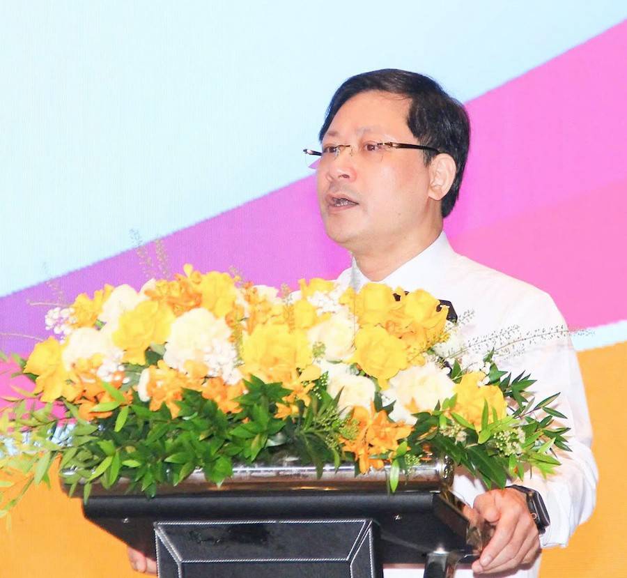 Ông Chu Quang Hào - Tổng Giám đốc Tổng Công ty Bưu điện Việt Nam khẳng định sẽ phối hợp chặt chẽ với tỉnh Nghệ An thực hiện các nội dung của thỏa thuận hợp tác tại lễ ký kết