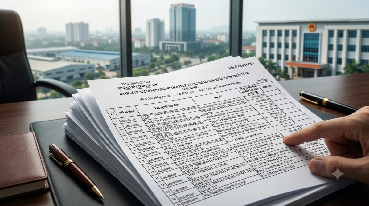 Phú Thọ: Lộ diện những doanh nghiệp "ôm" nợ thuế hàng tỷ đồng
