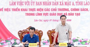 Quốc hội khảo sát tại xã Mậu A, hoàn thiện chính sách tạo đột phá phát triển giáo dục